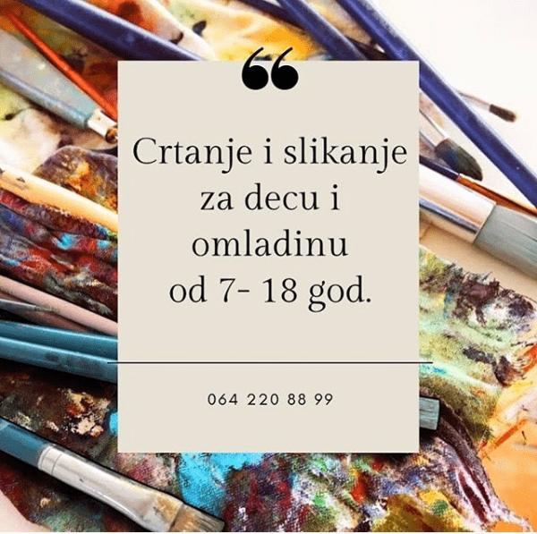 likovna radionica za decu i omladinu