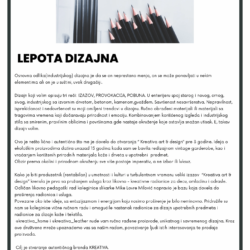 LEPOTA DIZAJNA