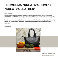 Promocija KreativaHOME i KreativaLEATHER